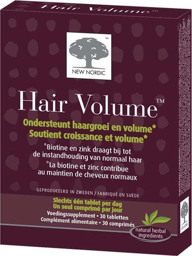New Nordic Hair Volume 30 Tabletten | Haaruitval - Gebroken nagels
