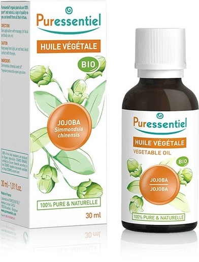 Puressentiel Huile Végétale Bio Jojoba 30ml | Acné - Imperfections