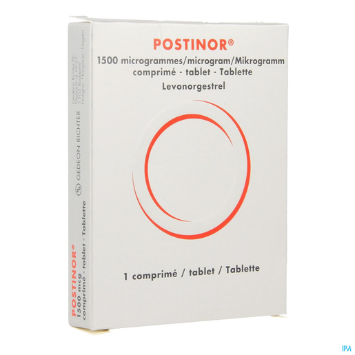 Postinor 1 Tablet x1500µg | Morning-afterpil