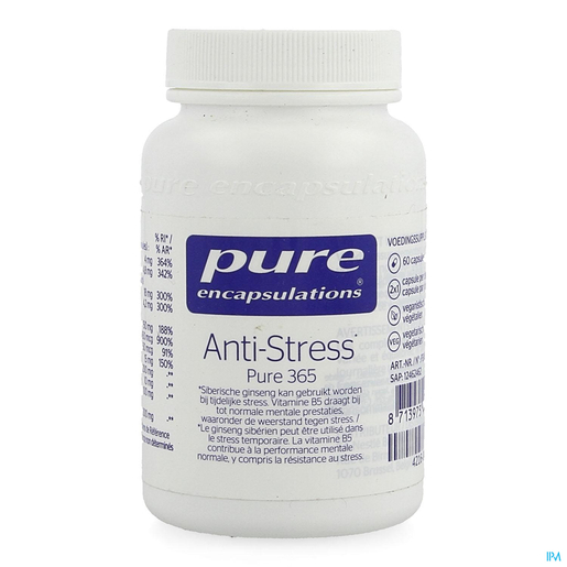 Anti-Stress Pure 365 60 Capsules | Stress - Ontspanning
