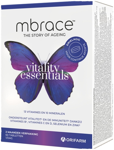 Mbrace Vitality Essentials 60 Capsules | Vitamine B