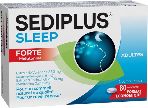 Sediplus Sleep Forte 80 Comprimés | Sommeil