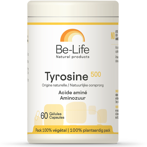 Be Life Tyrosine 500 60 Capsules | Stress - Ontspanning