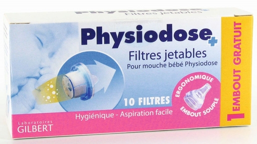 Physiodose 10 Wegwerpfilters Neusreiniger Baby | Neusreinigers