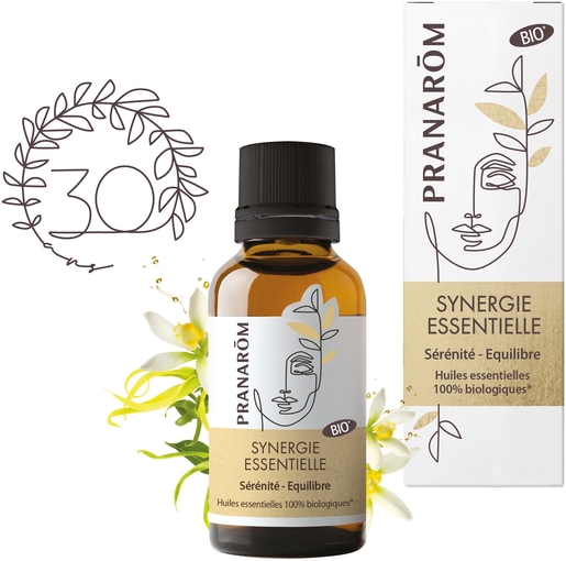 Pranarôm Synergie Essentielle Bio 30 ml | Diffuseurs et mélanges d'huiles essentielles pour diffusion