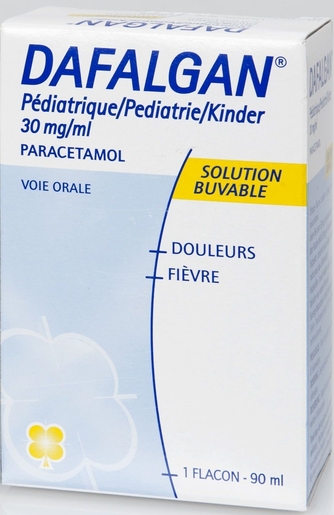 Dafalgan Pediatrie 30mg/ml Drank 90ml | Hoofdpijn - Diverse pijnen