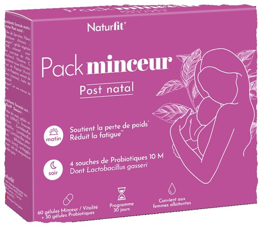 NaturFit Pack Minceur Post Natal 90 Gélules | Minceur
