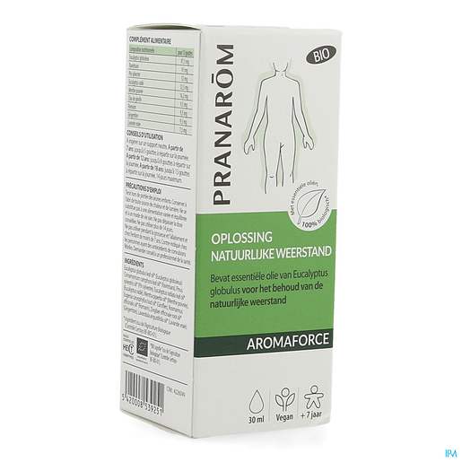 Pranarôm Aromaforce Natuurlijke Weerstand Bio 30 ml | Natuurlijk afweersysteem