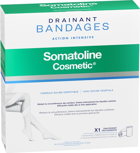 Somatoline Cosmetic Vochtafdrijvende Verbanden 2 stuks | Afslanken