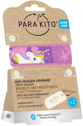 Para&#039;kito Armband Unicorn voor Kinderen | Antimuggen - Insecten - Insectenwerend middel 