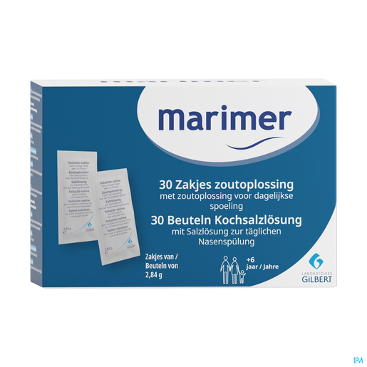 Marimer Zakjes Neusspoeling 30 x 2,84 g | verkoudheid en verstopte neus
