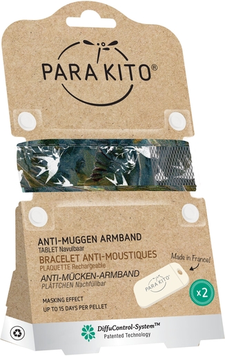 Para&#039;kito Armband Graphic Stormy | Antimuggen - Insecten - Insectenwerend middel 