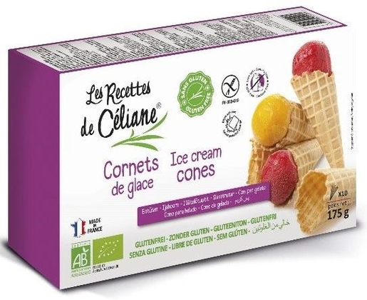 Celiane Cornet De Glace Bio 175g 4079 | Sans gluten
