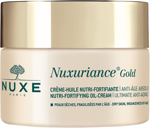 Nuxe Nuxuriance Gold Nutri-Versterkende Crème-Olie 50ml | Hydratatie - Voeding