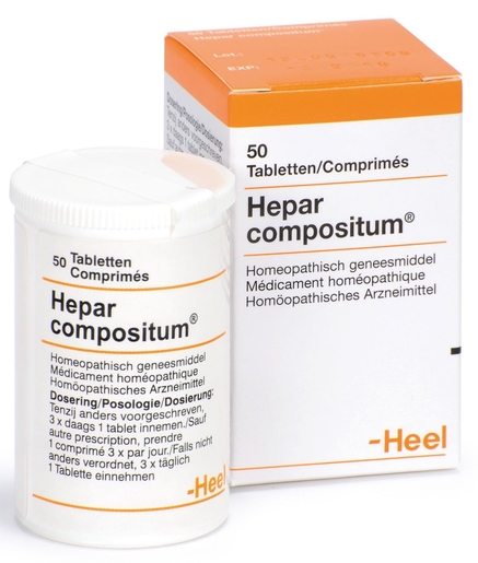 Hepar Compositum 50 tabletten | Lever