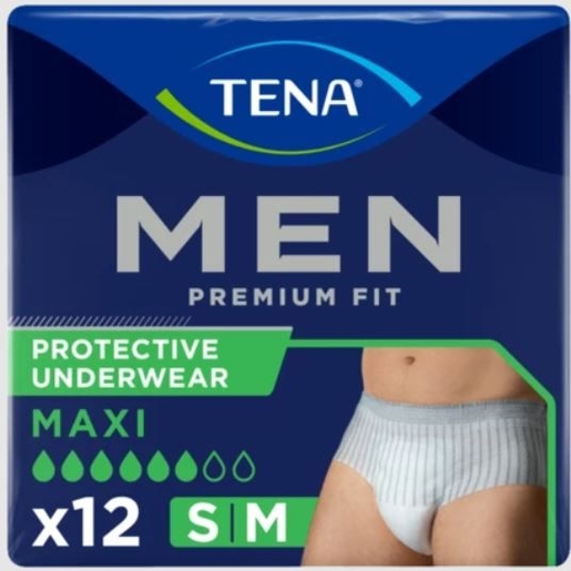 TENA Men Premium Fit Pants S/M 12 stuks | Verbanden - Slips - Broekjes