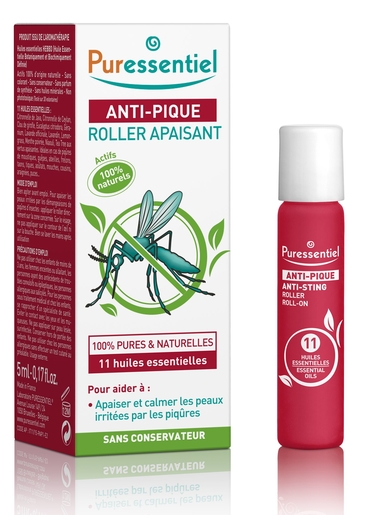 Puressentiel Anti-Pique Roller Apaisant 5ml | Moustiques - Insectes