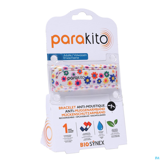 Para&#039;Kito Armband Fun Bloemen | Antimuggen - Insecten - Insectenwerend middel 