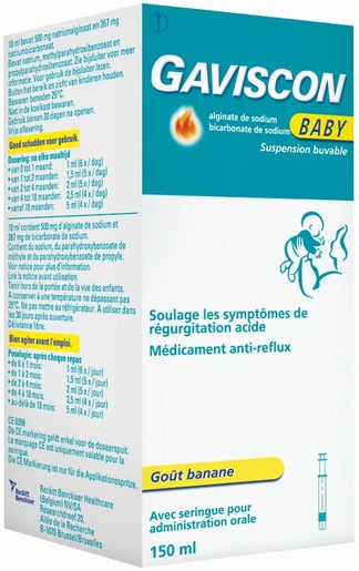 Gaviscon Baby drinkbare suspensie 150ml | Maagzuur