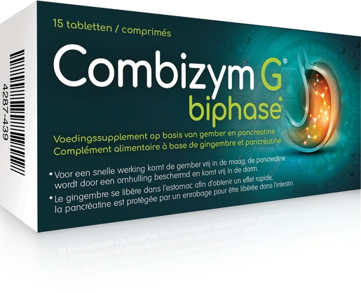 Combizym G Biphase 15 Tabletten | Darmflora