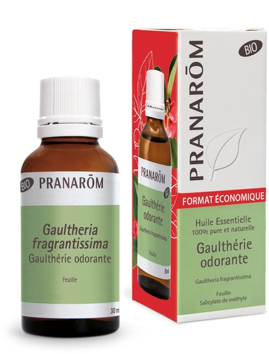 Pranarôm Essentiële olie geurige gaultheria Bio 30 ml | Spieren - Gewrichten - Spierpijn
