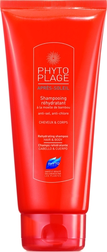PhytoPlage Hydraterende Shampoo 200ml | Zonnebescherming haar