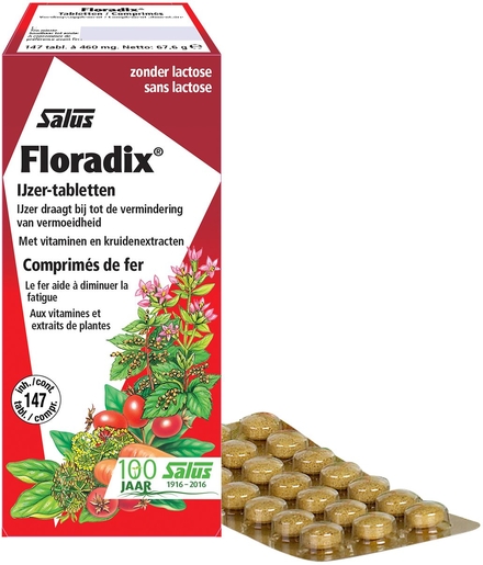 Salus Floradix 147 Tabletten | Conditie - Energie