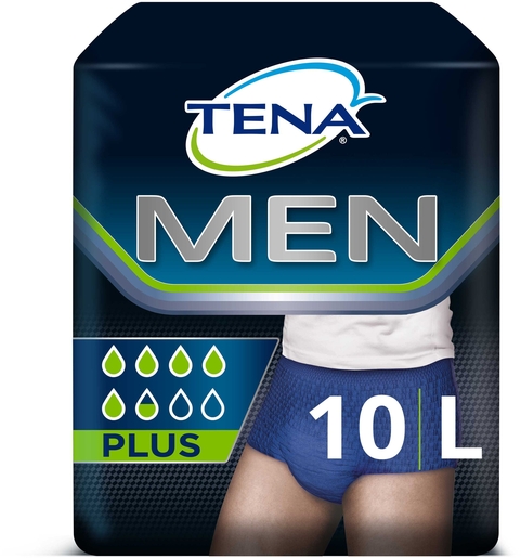 TENA Men Active Fit Pants Large - 10 pièces | Protections Anatomiques