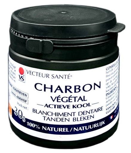 Vecteur Santé Charbon Blanchiment Dentaire Pdr 30g | Blanchiment - Antitaches