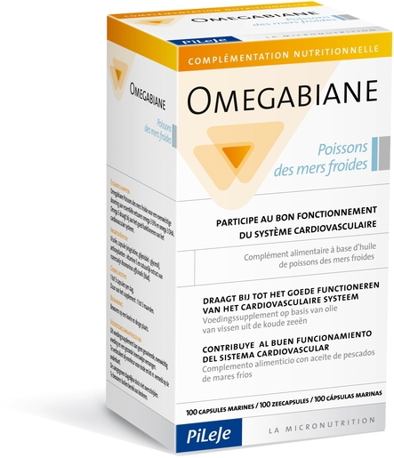 Omegabiane Koudwatervissen 100 Capsules | Visolie