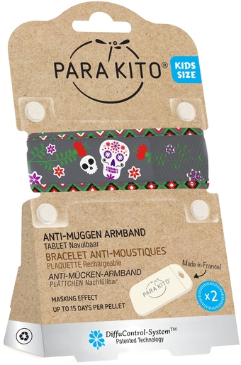 Para&#039;kito Bracelet Dark Roses Kids | Anti-moustiques - Insectes - Répulsifs 