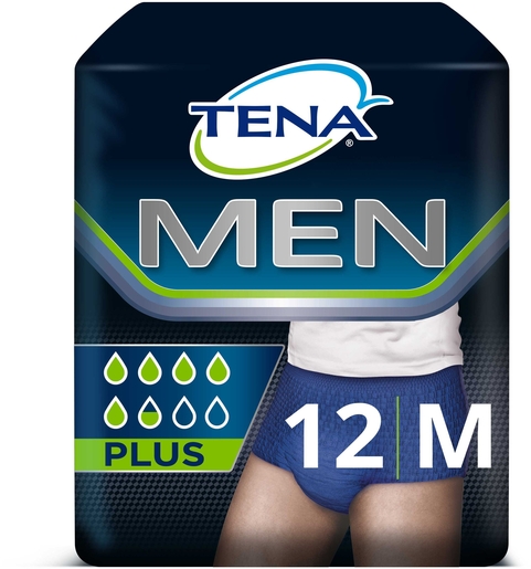 TENA Men Active Fit Pants Medium - 12 pièces | Changes - Slips - Culottes