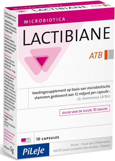 Lactibiane ATB 10 Capsules | Probiotica - Prebiotica