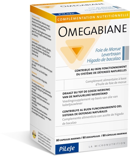 Omegabiane Levertraan 60 Capsules | Visolie