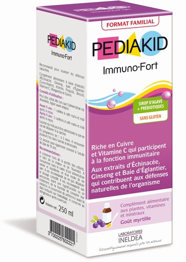 Pediakid Immuno Fortifiant Sirop 250ml | Défenses naturelles - Immunité