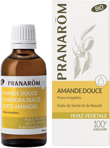 Pranarôm Amande Douce Huile Végétale Bio 50ml | Produits Bio