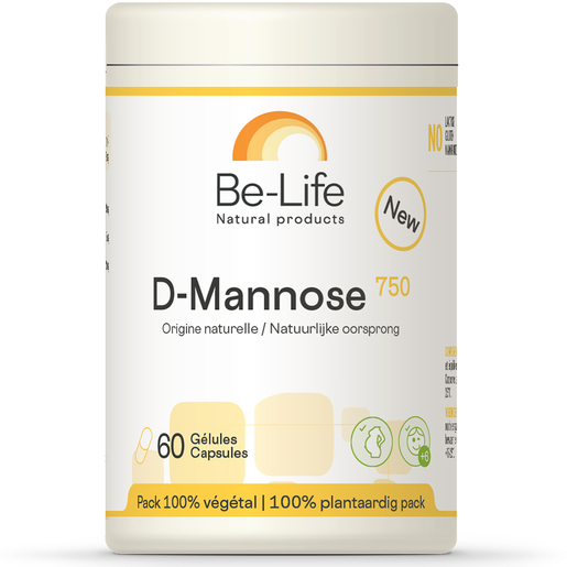 Be Life D Mannose 750 60 Capsules | Confort urinaire