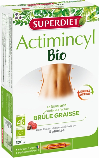 SuperDiet Actimincyl Bio Ampullen 20x15 ml | Afslanken en gewicht verliezen