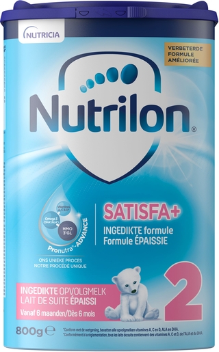 Nutrilon Verzadiging Satisfaction+ 2 800 g | Melk 2de leeftijd