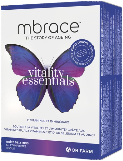 Mbrace Vitality Essentials 60 Capsules | Vitamines B