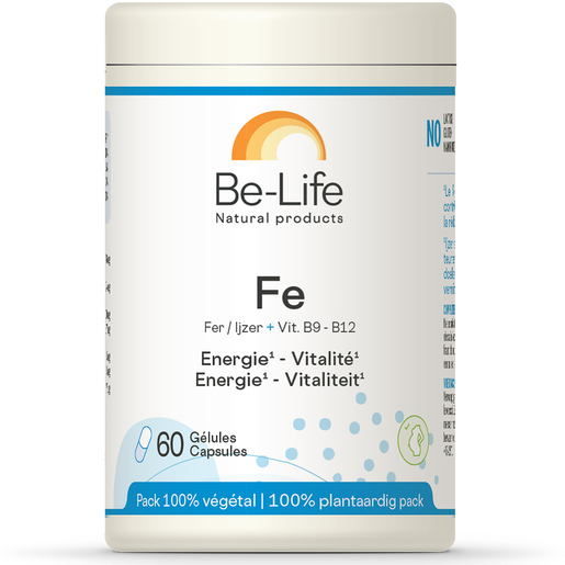 Be Life Fe 60 Gélules | Fer