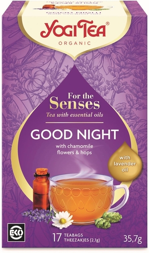 Yogi Tea For the Senses Good Night 17 Zakjes | Nachtrust