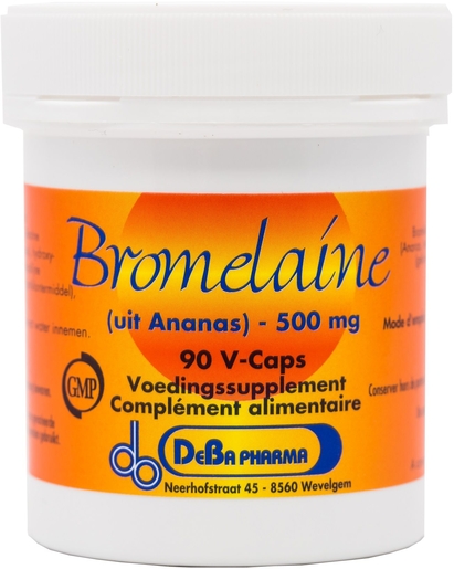 Bromelaine 500mgv-caps 90 Deba | Voedingssupplementen