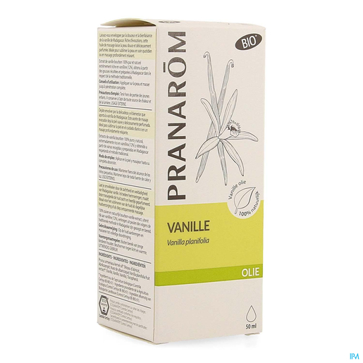 Pranarôm Plantaardige Olie Vanille 50 ml | Essentiële oliën