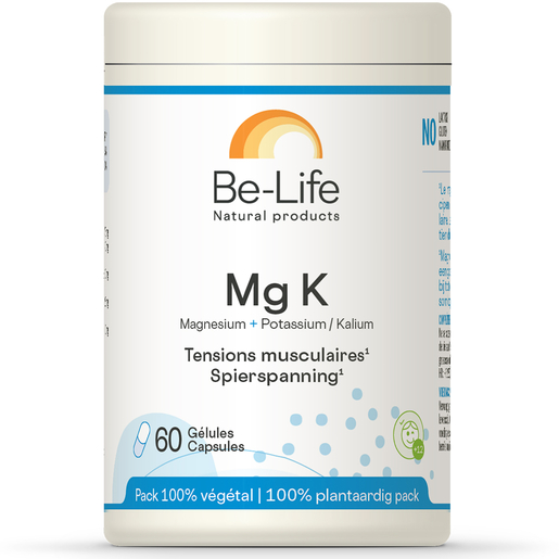 Be Life Mg K 60 Gélules | Magnésium