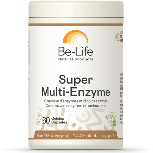 Be Life Super Multi Enzym 60 Capsules | Bloedsomloop