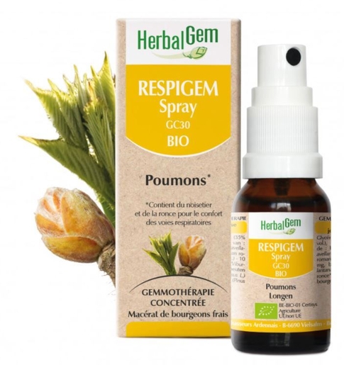 Herbalgem Respigem Spray Bio 15ml | Respiration - Nez