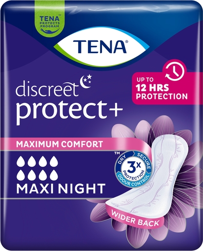 TENA Discreet Maxi Night - 12 pièces | Incontinence