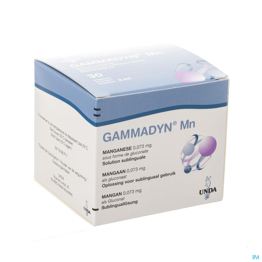 Gammadyn Mangaan (Mn) Ampullen 30x2ml Unda | Sporenelementen