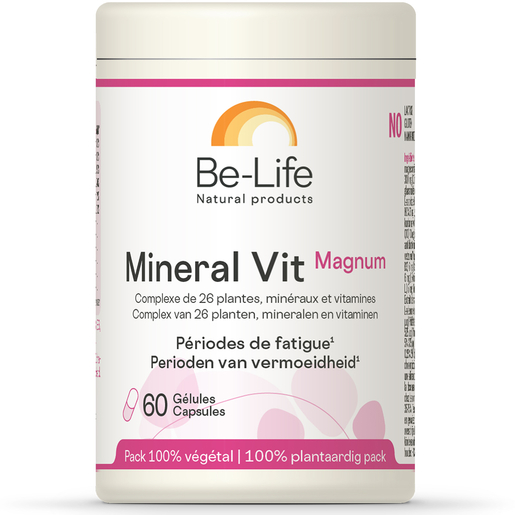 Be Life Mineral Vit Magnum 60 Gélules | Forme - Energie
